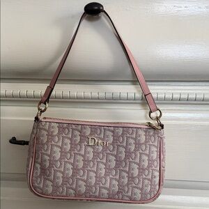 Dior Pink Patterned Clutch